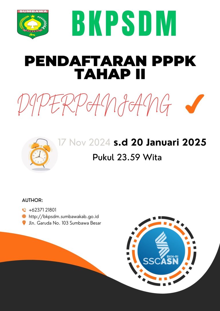 BKPSDM KABUPATEN SUMBAWA PPPK II.3